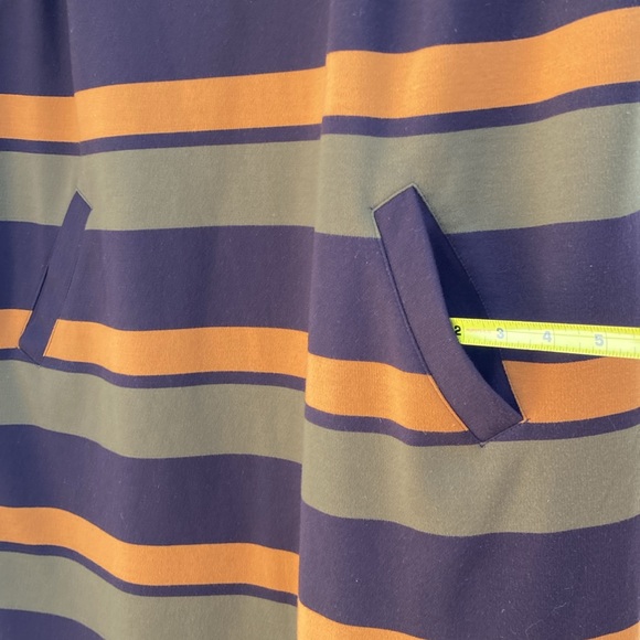 LINEA Louis Dell'olio Striped Sheath Dress XL - Picture 4 of 6